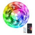 Immax NEO 07791L - LED RGB Reguliuojama juostelė NEO LITE LED/18W/230V 5m IP65 MUSIC Wi-FI Tuya + nuotolinio valdymo pultas