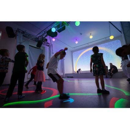 Immax NEO 07794CDO - Komplektas 3 vnt. dimeriuojamų E27 LED RGB+CCT lempučių 14W/230V 2700K-6500K Tuya Wi-Fi + nuotolinis valdymas