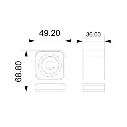 Immax NEO 07796L- Išmani patalpų kamera su jutikliu LITTLE CUBE 3MP 5V Wi-Fi Tuya