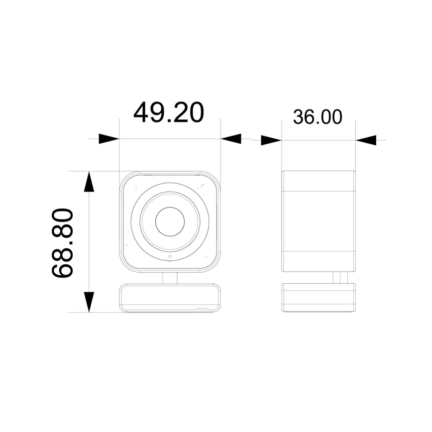 Immax NEO 07796L- Išmani patalpų kamera su jutikliu LITTLE CUBE 3MP 5V Wi-Fi Tuya