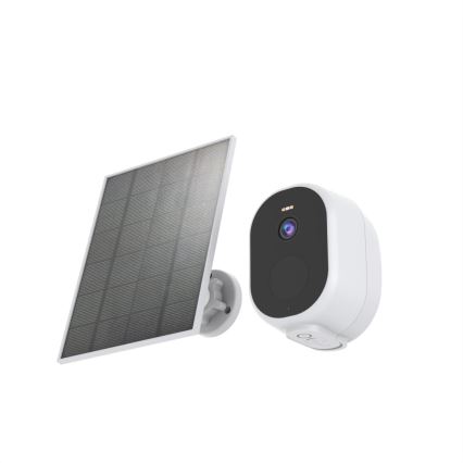 Immax NEO 07802L - Išmanioji lauko saulės kamera su BARREL jutikliu 5000 mAh Wi-Fi Tuya IP65
