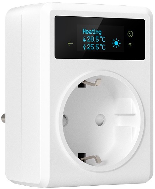 Immax NEO 07811L - Išmanioji kištukinė rozetė su termometru F 3680W Tuya Wi-Fi