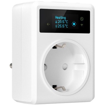 Immax NEO 07811L - Išmanioji kištukinė rozetė su termometru F 3680W Wi-Fi