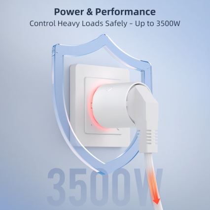Immax NEO 07812L - Išmanioji E tipo kištukinė rozetė 3500W Wi-Fi