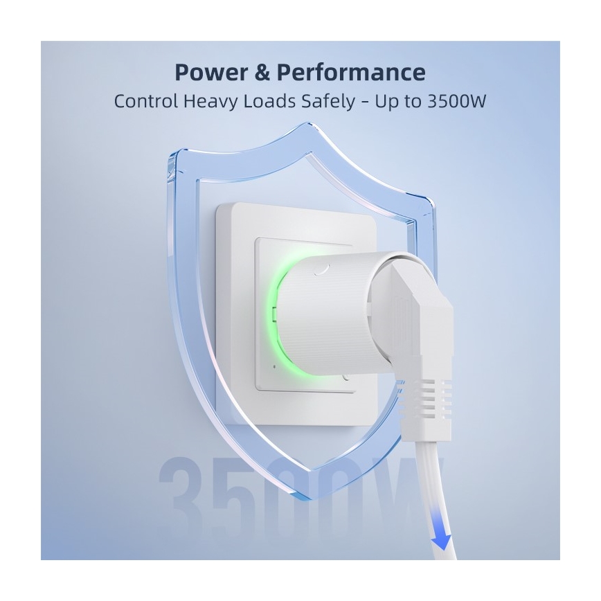 Immax NEO 07813L - Išmanioji kištukinė rozetė F 3500W Wi-Fi