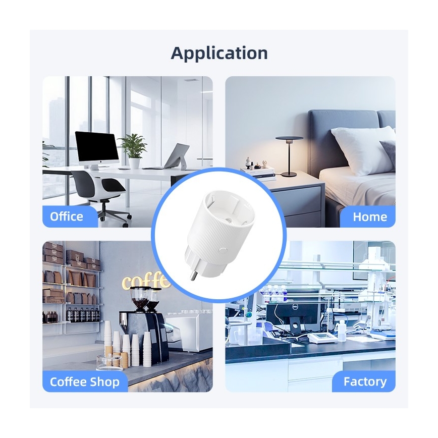 Immax NEO 07813L - Išmanioji kištukinė rozetė F 3500W Wi-Fi