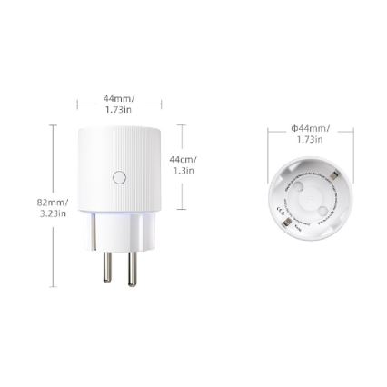 Immax NEO 07813L - Išmanioji kištukinė rozetė F 3500W Wi-Fi
