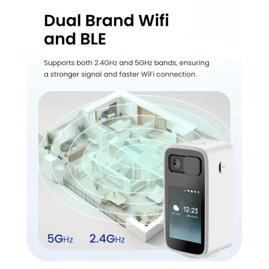Immax NEO 07814L - Išmanioji vidaus kamera su 4 MP jutikliu, 5V maitinimu ir Wi-Fi