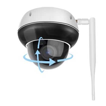 Immax NEO 07825L - Išmanioji lauko kamera su DOME tipo jutikliu, 5 MP, 230 V, IP66, TUYA, Wi‑Fi