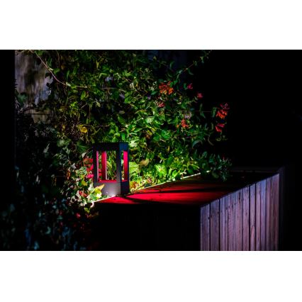 Immax NEO 07902L - LED RGB+CCT šviesos reguliavimas lauko lempa NEO LITE CUBE LED/10W/230V 2700-6500K IP67 Wi-Fi Tuya juoda