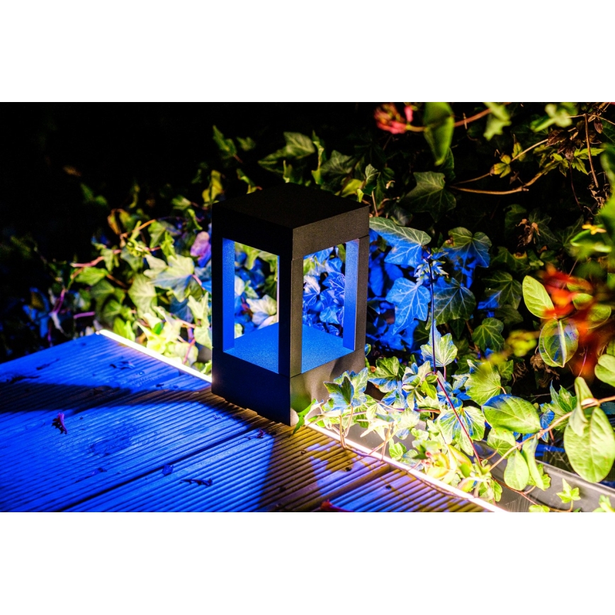 Immax NEO 07902L - LED RGB+CCT šviesos reguliavimas lauko lempa NEO LITE CUBE LED/10W/230V 2700-6500K IP67 Wi-Fi Tuya juoda