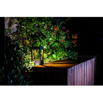 Immax NEO 07902L - LED RGB+CCT šviesos reguliavimas lauko lempa NEO LITE CUBE LED/10W/230V 2700-6500K IP67 Wi-Fi Tuya juoda