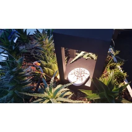 Immax NEO 07902L - LED RGB+CCT šviesos reguliavimas lauko lempa NEO LITE CUBE LED/10W/230V 2700-6500K IP67 Wi-Fi Tuya juoda