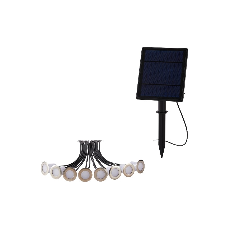 Immax NEO 07905L - LED RGB Reguliuojamas saulės energijos šviestuvas ESTRELAS 8xLED/0,25W/5V IP65 Tuya
