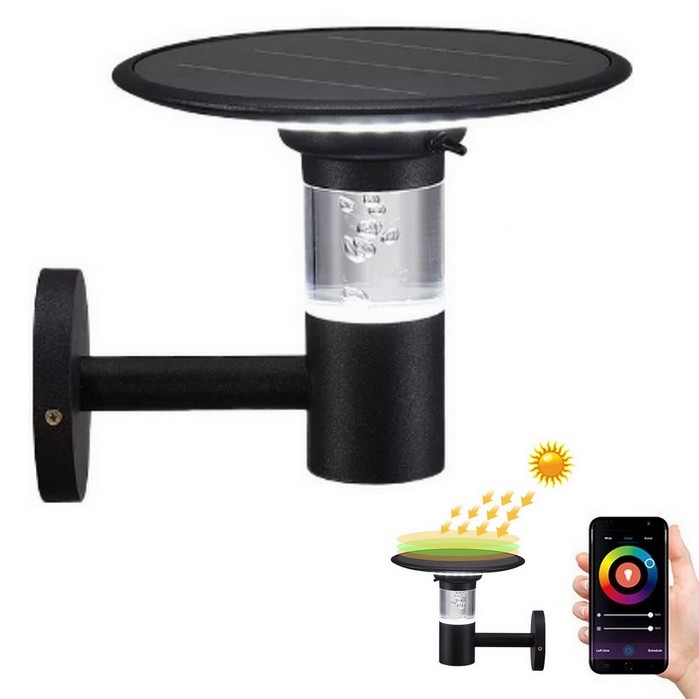 Immax NEO 07907L - LED RGB+CW/W Pritemdomas saulės Sieninis šviestuvas BUBBLES LED/2W/5,5V IP54 Tuya