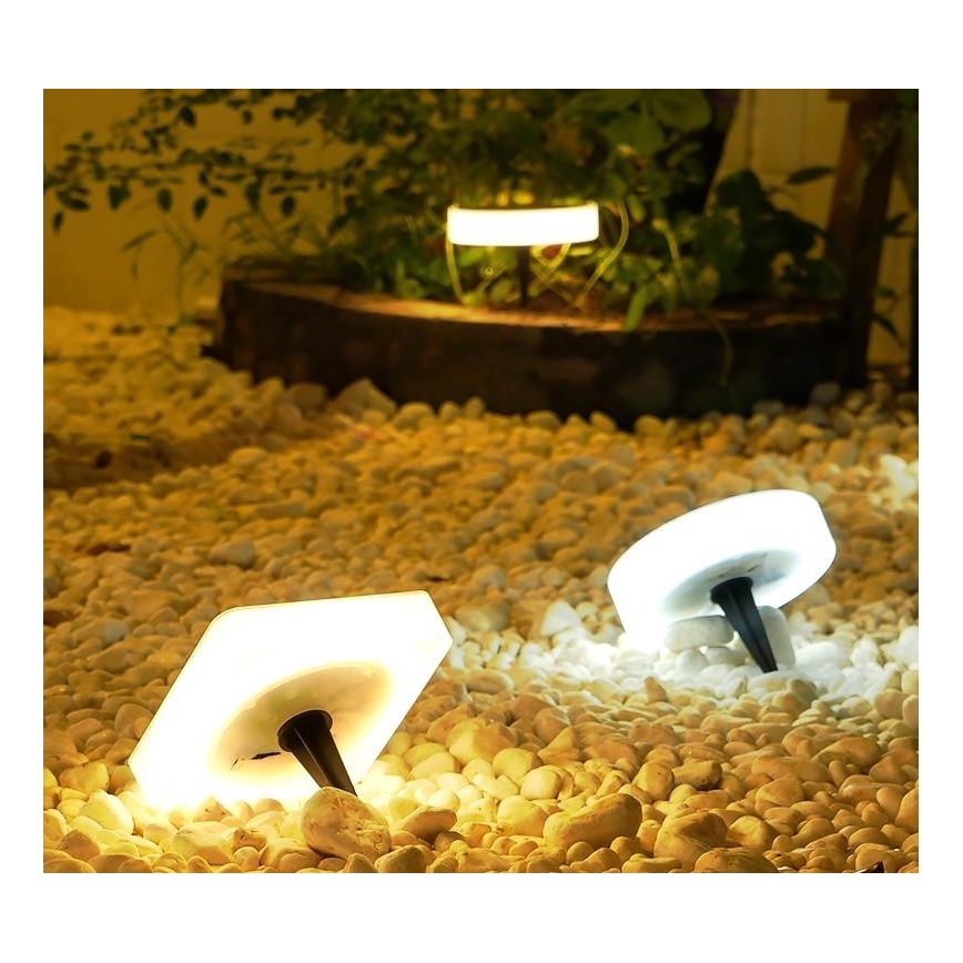 Immax NEO 07910L - LED RGB Pritemdomas saulės energijos šviestuvas su jutikliu NEO LITE LED/1W/5V apvalus IP54 Tuya