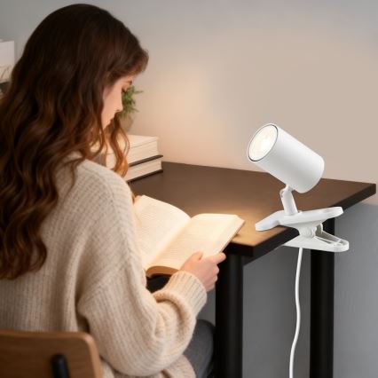 Immax NEO 08292L - Šviestuvas su spaustuku PUNTO 1xGU10/9W/230V baltas