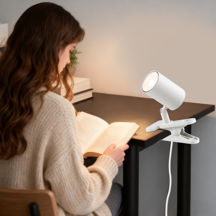 Immax NEO 08292L - Šviestuvas su spaustuku PUNTO 1xGU10/9W/230V baltas