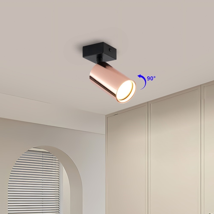 Immax NEO 08301L - Taškinis šviestuvas PUNTO 1xGU10/9W/230V rožių aukso