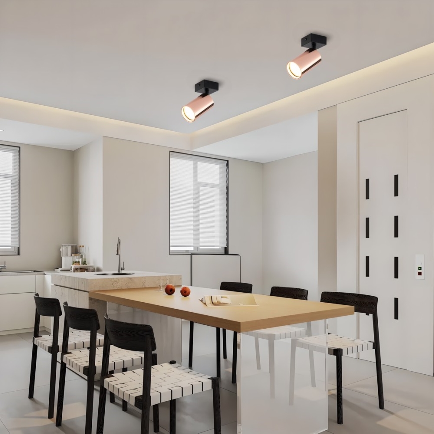 Immax NEO 08301L - Taškinis šviestuvas PUNTO 1xGU10/9W/230V rožių aukso