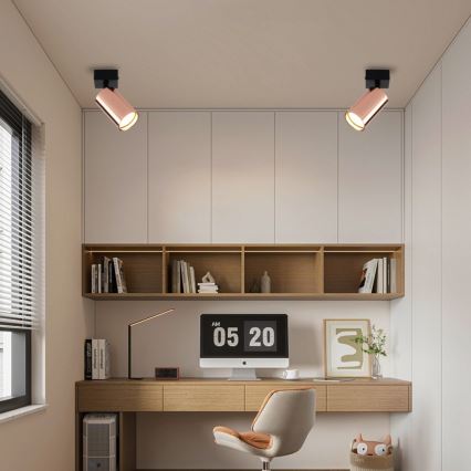 Immax NEO 08301L - Taškinis šviestuvas PUNTO 1xGU10/9W/230V rožių aukso