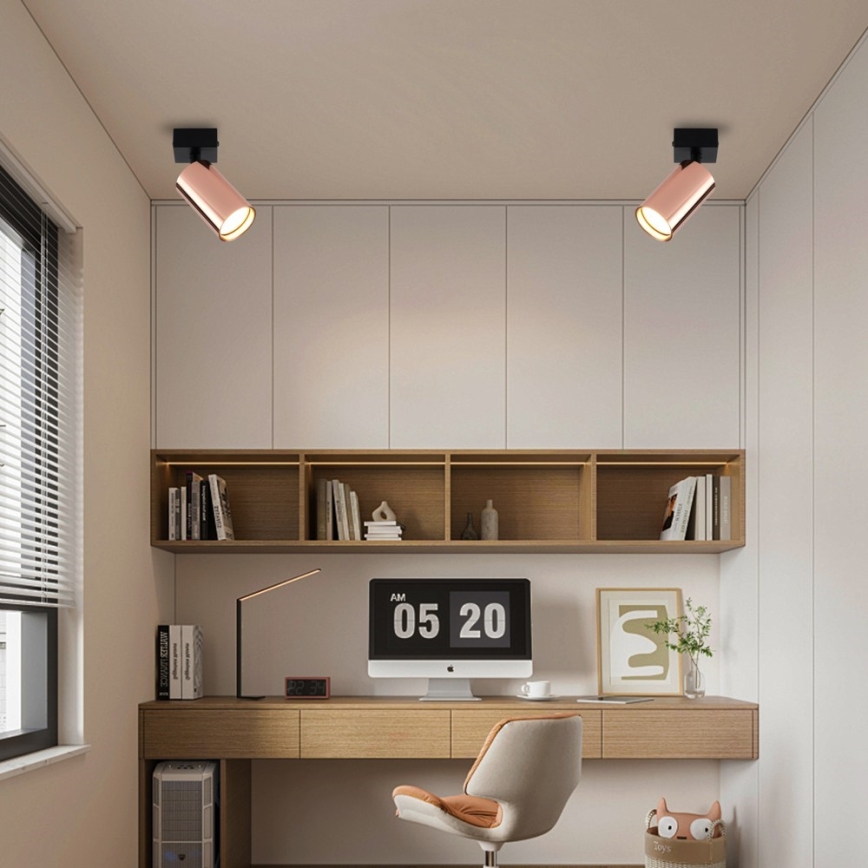 Immax NEO 08301L - Taškinis šviestuvas PUNTO 1xGU10/9W/230V rožių aukso