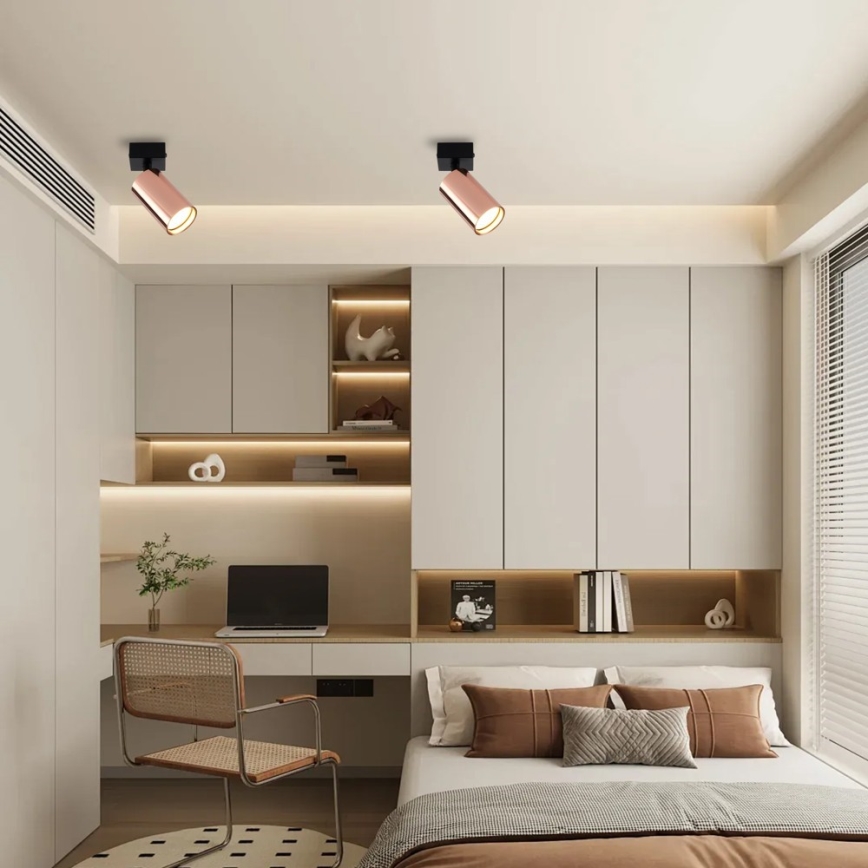 Immax NEO 08301L - Taškinis šviestuvas PUNTO 1xGU10/9W/230V rožių aukso