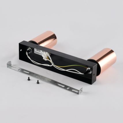 Immax NEO 08302L - Taškinis šviestuvas PUNTO 2xGU10/9W/230V rožinio aukso