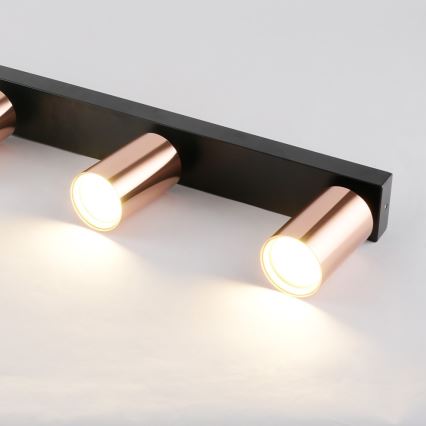 Immax NEO 08303L - Taškinis šviestuvas PUNTO 4xGU10/9W/230V rožinio aukso