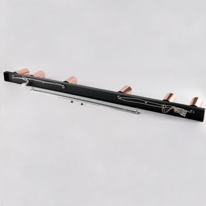 Immax NEO 08305L - Taškinis šviestuvas PUNTO 6xGU10/9W/230V rožinio aukso