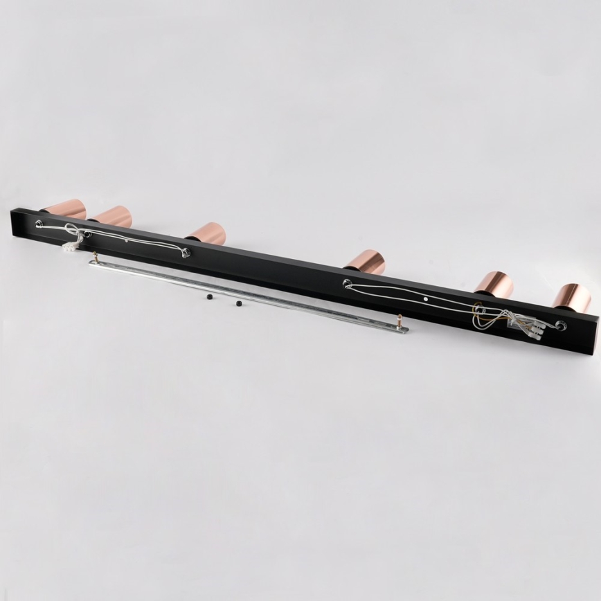 Immax NEO 08305L - Taškinis šviestuvas PUNTO 6xGU10/9W/230V rožinio aukso