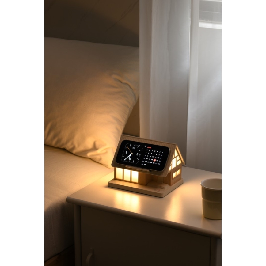 Immax NEO 09108L - LED stalinis šviestuvas su belaidžiu įkrovimu DREAM HOME LED/2W/230V