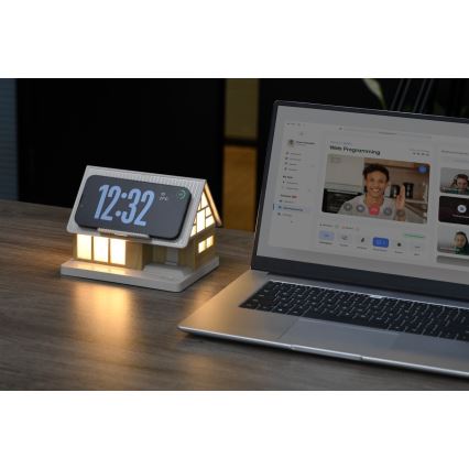 Immax NEO 09108L - LED stalinis šviestuvas su belaidžiu įkrovimu DREAM HOME LED/2W/230V