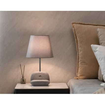 Immax NEO 09109L - reguliuojamo ryškumo LED stalinė lempa su Qi belaidžiu įkrovimu SOFA LED/6W/230V pilka