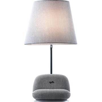 Immax NEO 09109L - reguliuojamo ryškumo LED stalinė lempa su Qi belaidžiu įkrovimu SOFA LED/6W/230V pilka