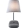 Immax NEO 09109L - reguliuojamo ryškumo LED stalinė lempa su Qi belaidžiu įkrovimu SOFA LED/6W/230V pilka