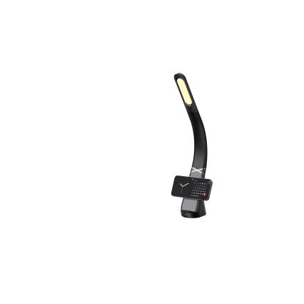 Immax NEO 09110L - dimeriuojama LED stalinė lempa su belaidžiu įkrovimu MAGIC LED/5W/230V juoda