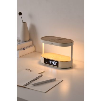 Immax NEO 09111L - dimeriuojama LED stalinė lempa su žadintuvu ir įkrovimu TRIPLE DOCK LED/1,5W/5V