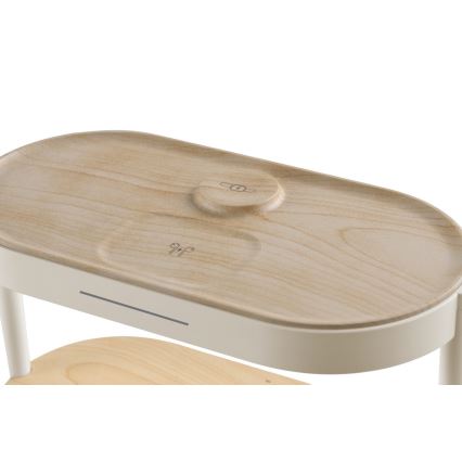Immax NEO 09111L - dimeriuojama LED stalinė lempa su žadintuvu ir įkrovimu TRIPLE DOCK LED/1,5W/5V