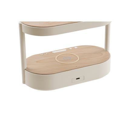 Immax NEO 09111L - dimeriuojama LED stalinė lempa su žadintuvu ir įkrovimu TRIPLE DOCK LED/1,5W/5V