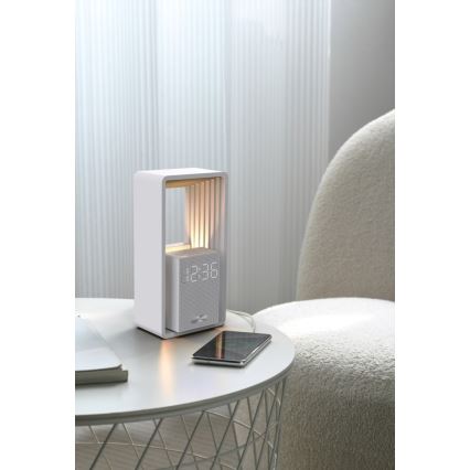 Immax NEO 09113L - stalinė LED lempa CALM su žadintuvu ir įkrovimu LED/3,5W/5V