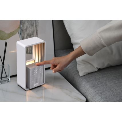 Immax NEO 09113L - stalinė LED lempa CALM su žadintuvu ir įkrovimu LED/3,5W/5V