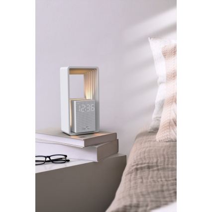 Immax NEO 09113L - stalinė LED lempa CALM su žadintuvu ir įkrovimu LED/3,5W/5V