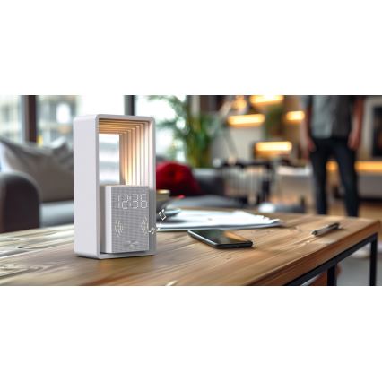 Immax NEO 09113L - stalinė LED lempa CALM su žadintuvu ir įkrovimu LED/3,5W/5V
