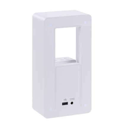 Immax NEO 09113L - stalinė LED lempa CALM su žadintuvu ir įkrovimu LED/3,5W/5V