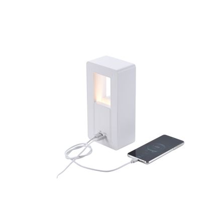 Immax NEO 09113L - stalinė LED lempa CALM su žadintuvu ir įkrovimu LED/3,5W/5V