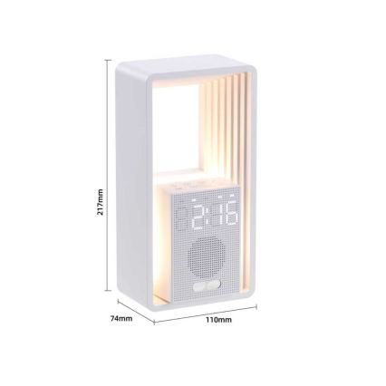 Immax NEO 09113L - stalinė LED lempa CALM su žadintuvu ir įkrovimu LED/3,5W/5V