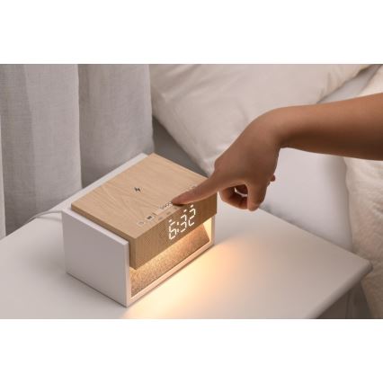 Immax NEO 09114L - LED Stalo lempa su žadintuvu ir įkrovimu CALM LED/1,2W/5V
