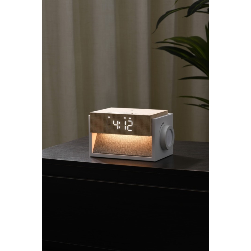 Immax NEO 09114L - LED Stalo lempa su žadintuvu ir įkrovimu CALM LED/1,2W/5V