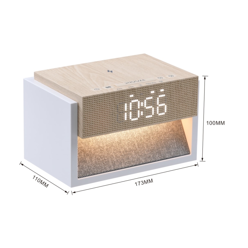 Immax NEO 09114L - LED Stalo lempa su žadintuvu ir įkrovimu CALM LED/1,2W/5V